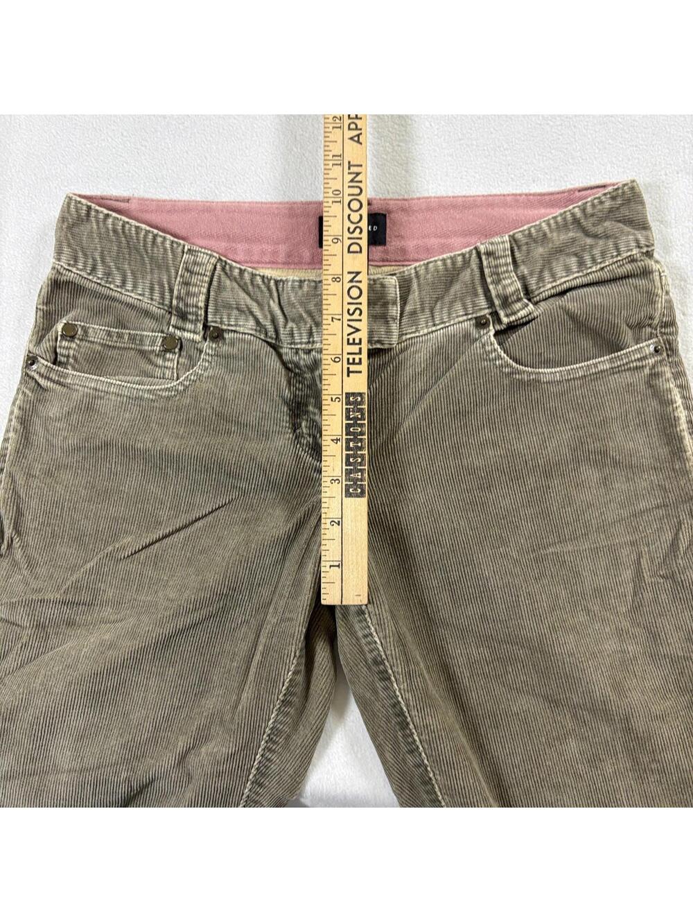 Corduroy Bootcut Pants Brown The Limited Womens Size 6 Fits Like 29X31 Stretch - Picture 6 of 7